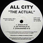 All City ‎ The Actual Label: Not On Label ‎ CITY 1515 Format: Vinyl, 12